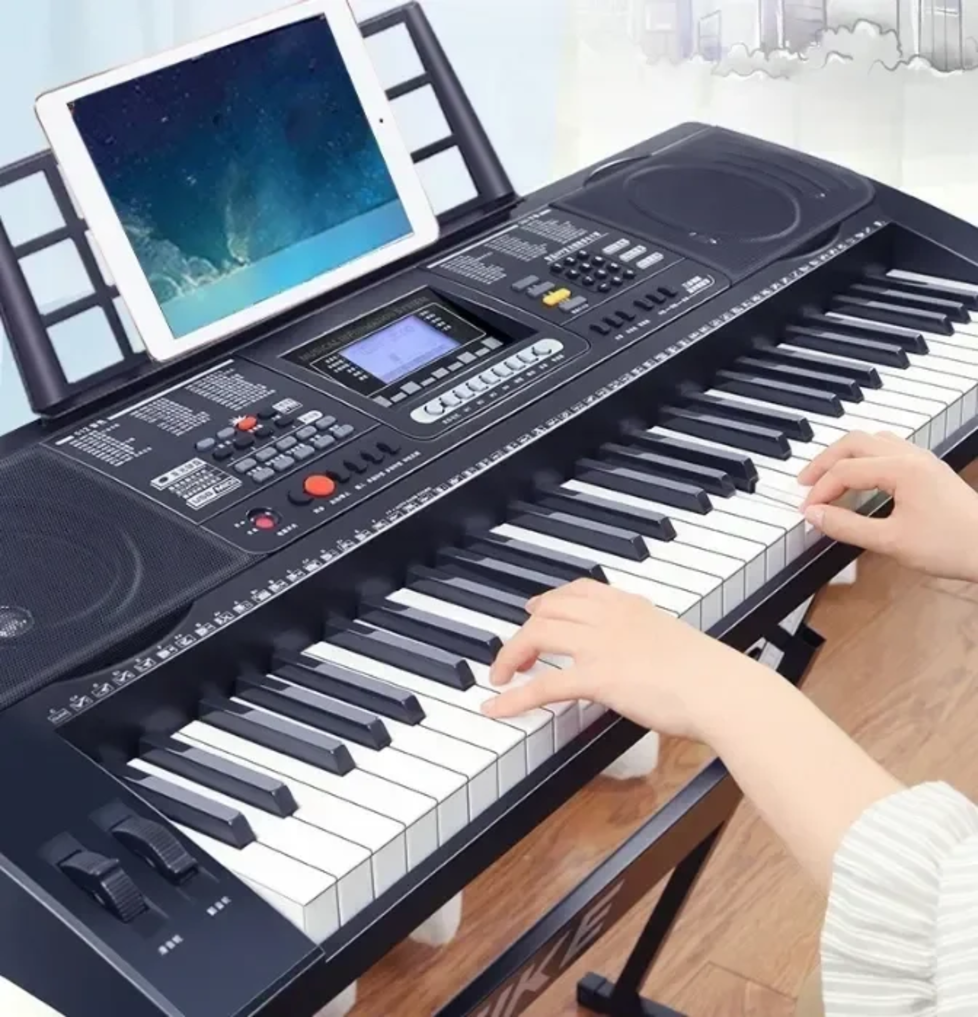 Meike MK-812 Professional 61 Key Teaching Type Keyboard